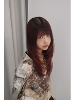 アンブル リュクス 池袋(amble luxe)&nbsp;チェリーレッドレイヤーロング