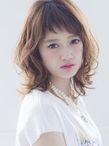 エアー 福岡(AIR)&nbsp;［air-FUKUOKA　竹石］ ショートバングにセミディ