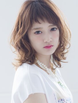 エアー 福岡(AIR) ［air-FUKUOKA　竹石］ ショートバングにセミディ