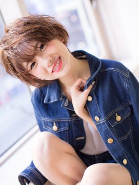 ジェム(GEM) ＊*Gem Garden*＊なりたい質感が叶う☆無造作くせ毛風ショート