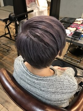 ヘアサロンエム 川越(HAIR SALON M) デザインカラー/厚めバング/ローライト/スリークボブ
