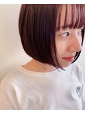 切りっぱなしボブ◎ 杉浦 恵