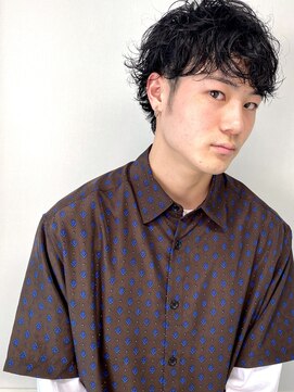 ニコフクオカヘアーメイク(NIKO Fukuoka Hair Make) 「NIKO」ショートウルフマッシュパーマ