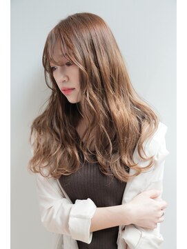 ロンドアベニール 北千住(Lond avenir) 大人可愛いAラインゆるふわロング 西田大樹