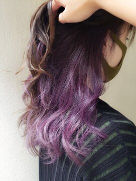 コロ(COLO) 【COLO】ブリーチ１回インナーパープル♪ 吉祥寺