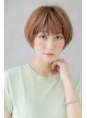 カーキベージュ大人ガーリーマッシュショートY大宮10代20代30代