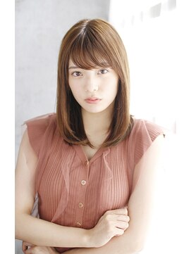 シュシュット(chouchoute) 吉祥寺3分/かきあげ髪質改善マロンベージュ美髪Aラインボブ/051