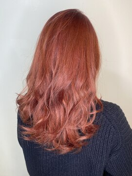 エシカル(ethical) ブリーチ1回×コーラルピンク