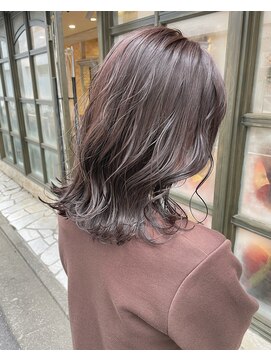 シャル オカチマチ 上野御徒町(shalu) ブリーチなし　ラベンダーベージュ