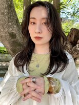 ヘアーサロンシャルム(hair salon charme)&nbsp;レイヤースタイル/顔まわりカット/オリーブカラー