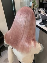 ペレ 渋谷(PELE)&nbsp;K183_ホワイトピンクベージュ ブリーチ2回~