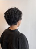 ニューヨークドライカットでくせを活かしたモードショート[渋谷]