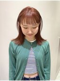 ブリーチ１回こっくりオレンジブラウン