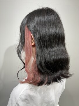 ウェーブス 大宮門街店(wave's) インナーカラーピンク wave's大宮門街 唯