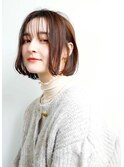 ボブ/ショートボブ/ツヤ髪スタイル