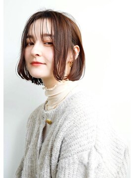 アムネシア たまプラーザ(AMNESIA) ボブ/ショートボブ/ツヤ髪スタイル