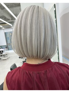 リノート バイ エゴル 名古屋(LINOET by ENGOL) 保存必須【海外風ハイトーンボブ】ホワイトベージュ