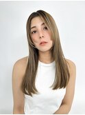 外国人風サラ感ロング姫カット