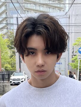 オルセン(OLSEN) シャドウパーマ　センターパート