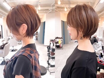 シシ 大宮(She 2.)の写真/毛先1ミリまでこだわった、自宅スタイリングも自在な美ショート。【自社開発オリジナル髪質改善】【大宮】