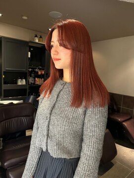 テトラ バイ ネオリーブ 横浜西口店(tetra by neolive) チェリーレッド 艶カラー