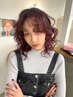 【Ria、fuka指名限定】高発色、透明感艶カラー+超音波毛髪補修トリートメント