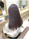 艶感たっぷり♪ラベンダーグレージュ×髪質改善トリートメント