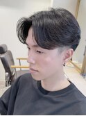 【Hale】ブルーブラックNo2699韓国マッシュスパイキーショート