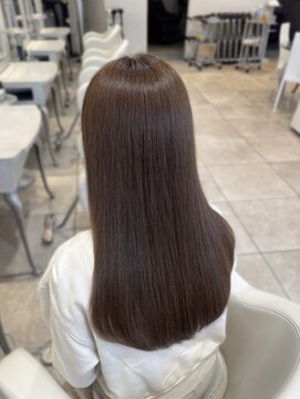 ザックラフィネ(ZACC raffine) 艶髪ロングヘア/オリーブブラウン/美髪/胸下ロング/韓国ロング