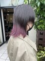 ヘア ヴィーヴル 田宮店(Hair BIVRE) えり足パープル!