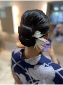 浴衣着付け＋お祭りヘアセット
