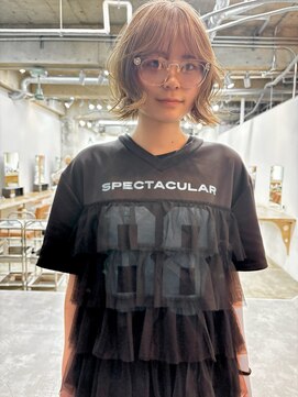 カシェル(cashel kishaba) レイヤーボブ×ニュアンスパーマ