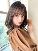 韓国風レイヤーミディで愛されヘア