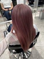 ペレ 梅田(PELE)&nbsp;くびれヘア/アプリコットオレンジ/夏のヘアアレンジ/梅田