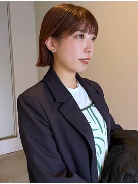 カノエ 岡山店(canoe) 髪質改善×切りっぱなしボブ