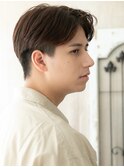 20代30代爽やかセンターパート社会人ツーブロックマッシュH上尾