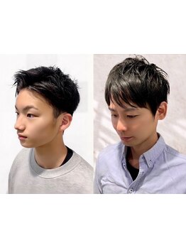 メンズのお客様にも支持多数◎理想のスタイルを実現します！パーマ・カラーもお任せください♪