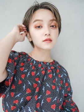 ギークス(GEEKS) 【GEEKS渋谷】アッシュオリーブ/クールショート/冬ヘア/20代30代