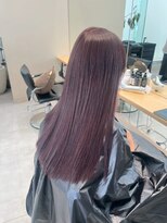 ガリカ 横浜(Gallica) ラベンダーピンク×ハイトーンロング