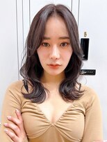 セイドット オモテサンドウ(Say. omotesando)&nbsp;Say.ロングレイヤーオリーブグレーアッシュブラック暗めカラー