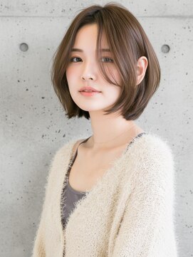 ニューヨークニューヨーク イオンスタイル東淀川店(NYNY) 大人っぽウザバングマロンベージュショートボブ【淡路/上新庄】