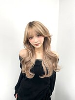 アマトウキョウ アユンチェ(AMA TOKYO×AYUNCHE) 韓国ヘア_ミルクティーベージュ