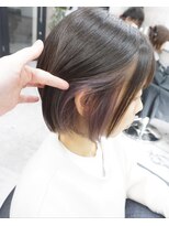 ヘアテリア リュウ 大塚(hair teria ryu) インナーカラー/バイオレットブラウン/レイヤーボブ