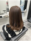 ダークアッシュ/ミディアムレイヤーカット/鎌取店/市川いづみ