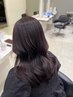 【ケアLv.★★★★☆】カット+カラー+4STEPトリートメント(フローディア)