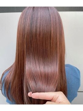ビーワンヘアー 藤井寺 土師ノ里(B1hair) うる艶カラーにプレミアム縮毛矯正