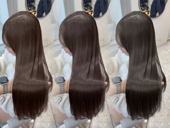 シーシンジュク 新宿南口(Sea shinjuku)の写真/ブリーチなしダブルカラーで叶える透明感たっぷりすぎる艶カラーに定評［新宿/ブリーチなしダブルカラー］