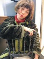 エムスラッシュ たまプラーザ(M.SLASH)&nbsp;■暖色系カラー抜け感切りっぱなしロブM.SLASHたまプラーザ6-9