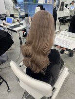 ブラウン(Brown)&nbsp;ワンホンレイヤー/ミルクティーブロンド/ベージュ/藤沢美容院 