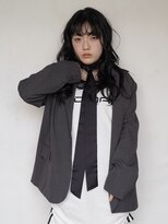 フィット ヒュー 千葉(fit hue) ミルクティーブロンド/ダークブルー/デジタルパーマ/千葉駅